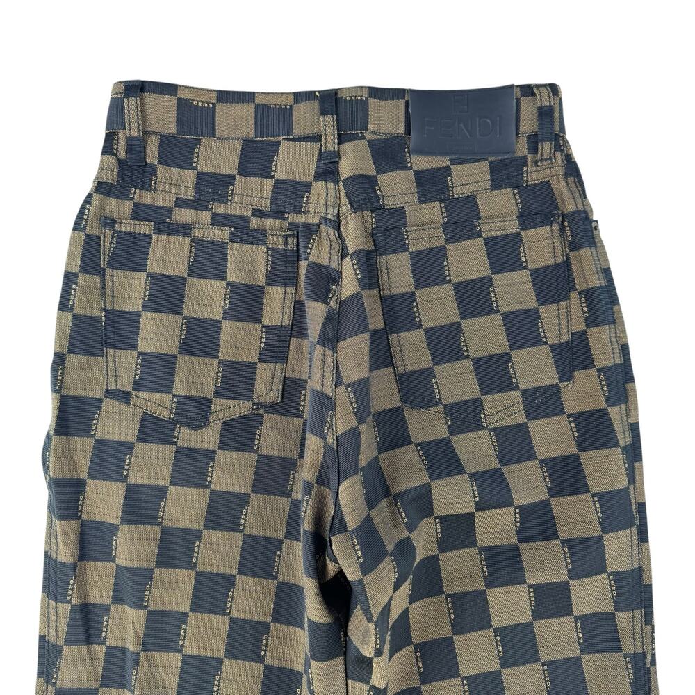 Fendi Vintage Checked Print Pant - Picture 7 of 10